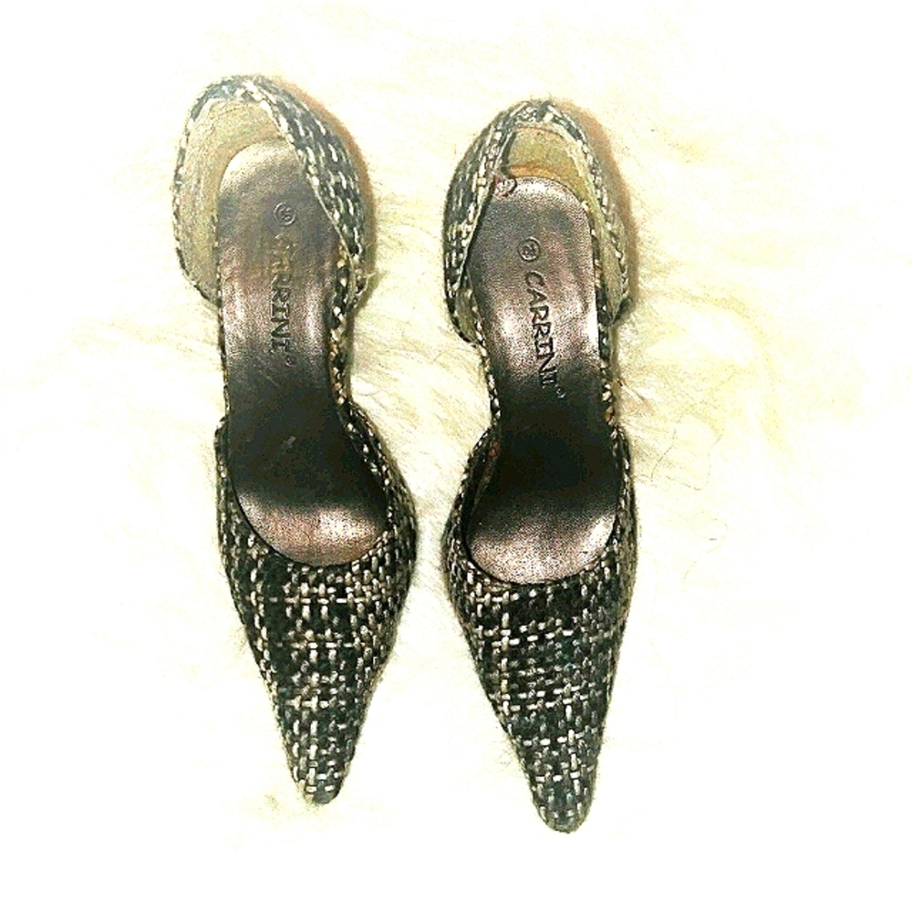 Tweed heels